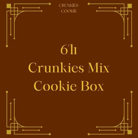 6'lı Crunkies Mix Cookie Box