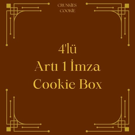 4'lü Artı Bir İmza Cookie Box
