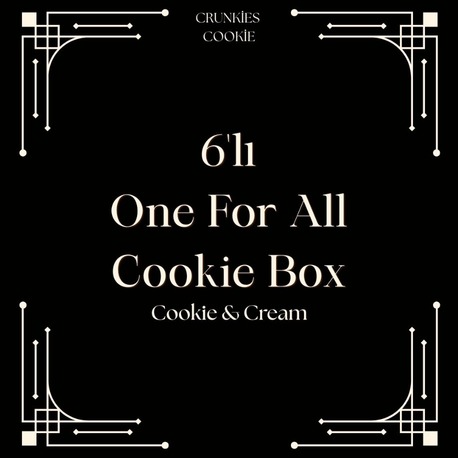 6'lı Cookies&Cream Cookie Box
