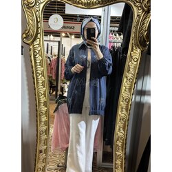 Tencel kumaş bambır ceket