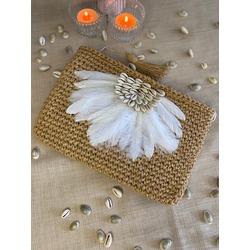 Lida Bag, Hasır Örme Portföy Çanta