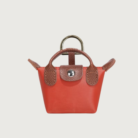 petit bag charm - burnt orange