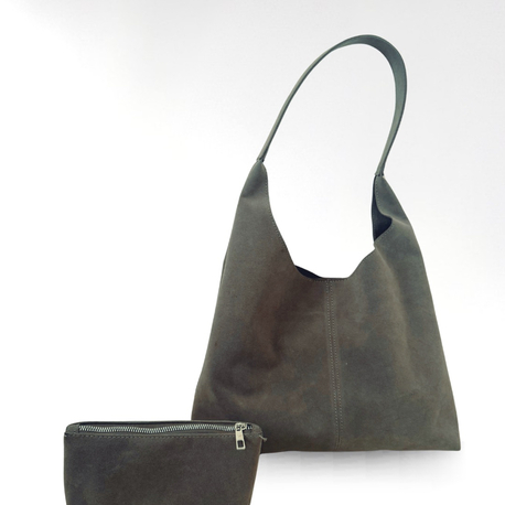Coquette- suede antrasit 