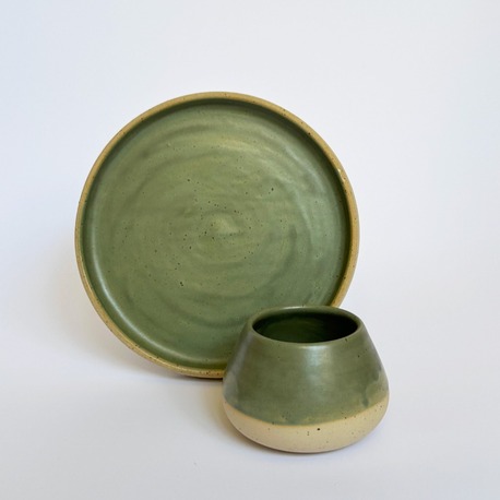 GREEN TEA  - TABAK VE BARDAK SET