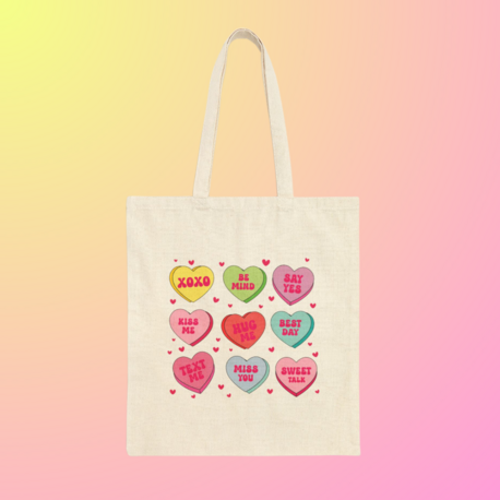 Retro Love Tote Bag