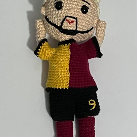 Mauro Icardi Örgü Bebek Amigurumi