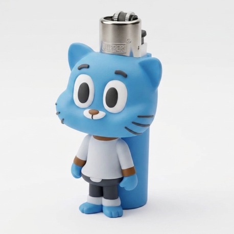 Mavi Kedi Figürü Çakmak Kılıfı 3D Baskı