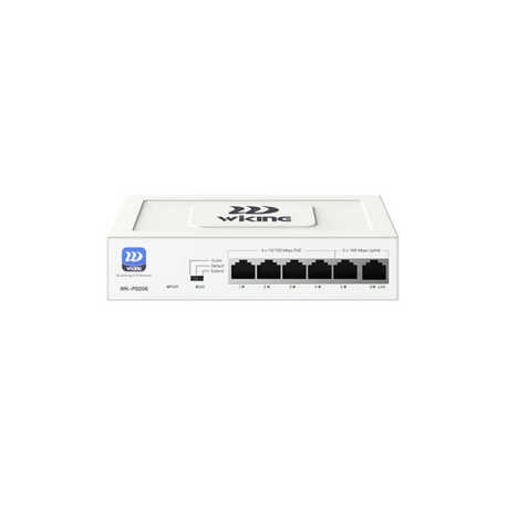 Wİ-TEK 4+2 PORT POR SWİTCH 100Mbps