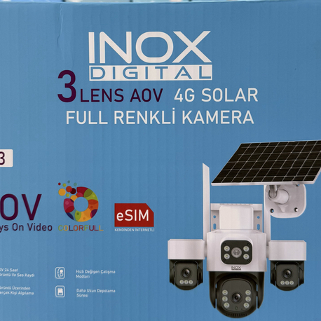 İNOX X13 3 KAMERALI e-SİM  4G ÇİFT GÜNEŞ PANELLİ