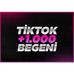 Tiktok 1000 adet Beğeni