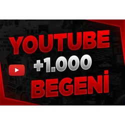 YouTube 1000 Adet Beğeni