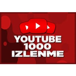YouTube 1000 adet İzlenme