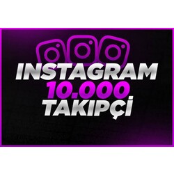 Instagram Ömür boyu garantili 10.000 Takipçi