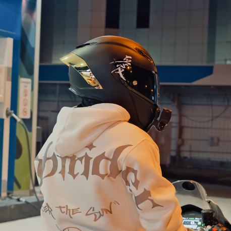 Reflektörlü Kapşonlu Sweatshirt