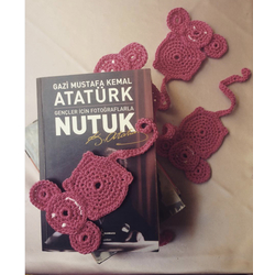 Örgü Kitap Ayracı - FARE Figürü