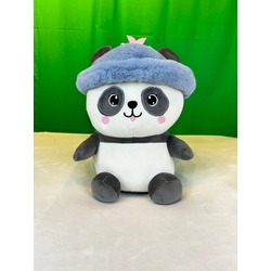 ŞAPKALI PANDA PELUŞ OYUNCAK 35 CM