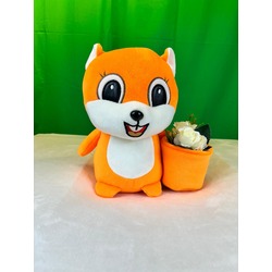 TURUNCU SİNCAP LUE PELUŞ OYUNCAK 25CM