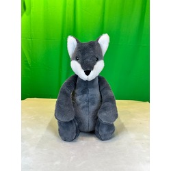 MAVİ TİLKİ PELUŞ OYUNCAK 34 CM
