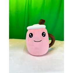 PEMBE KAHVE KUPASI PELUŞ OYUNCAK 35CM