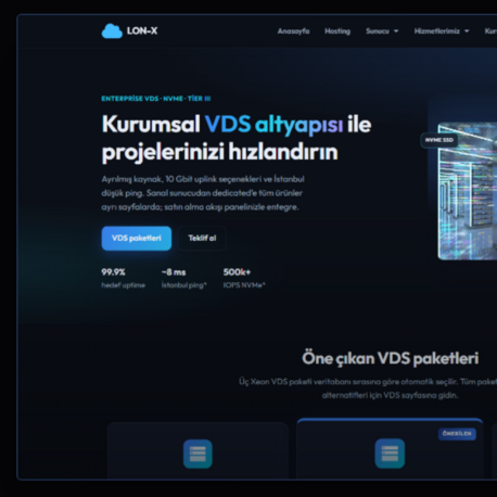 LON-X - Web host yazılım V2