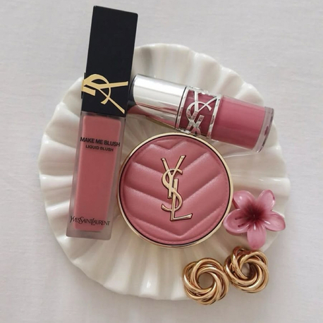 YSL 3’lü Set(Likit Allık,Toz Allık,Gloss)