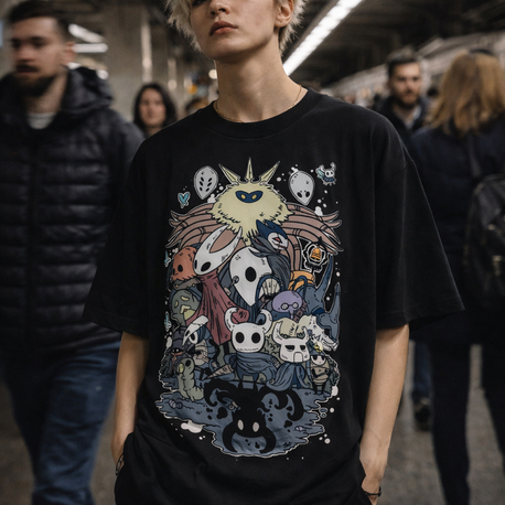 Hollow Knight DA-3 Oversize Unisex T-Shirt