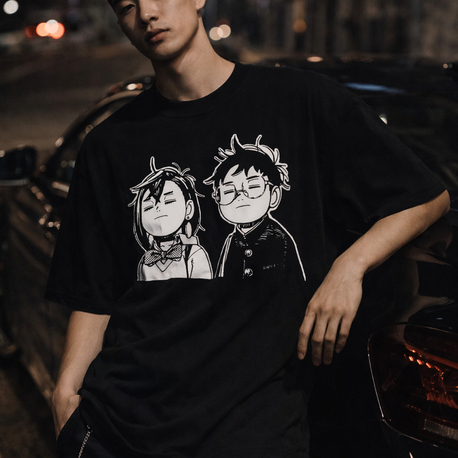 Dandadan Momo & Okarun Oversize Unisex T-Shirt
