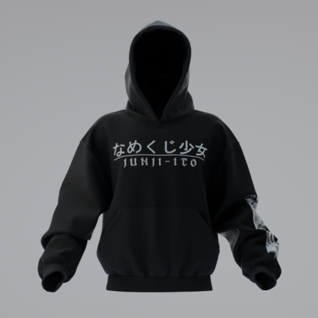 Junji Ito Oversize Unisex Hoodie Kapüşonlu Sweatshirt