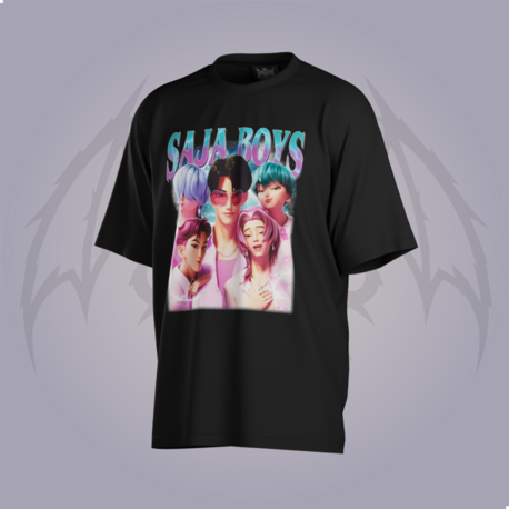 K-Pop Demon Hunters Saja Boys Idols Oversize Unisex T-Shirt