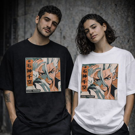 DR Stone Senku Ishigami Oversize Unisex T-Shirt