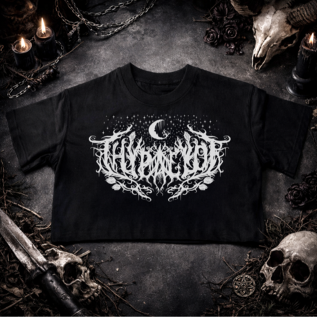 Thy Pallor Logo Crop T-Shirt 