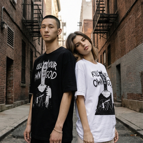 Punpun Kill Your Own God Oversize Unisex T-Shirt 