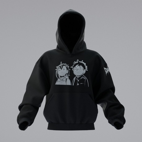 Dandadan Oversize Unisex Hoodie Kapüşonlu Sweatshirt