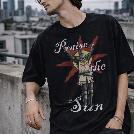Dark Souls Praise the Sun Oversize Unisex T-Shirt