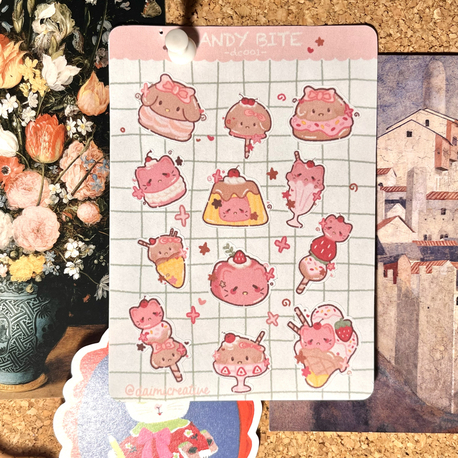 Candy Bite Sticker Sheet