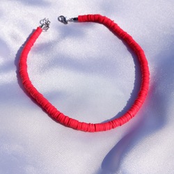 Soft Red  (Choker)