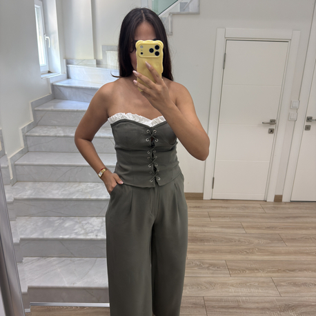 Büstiyer pantolon takım