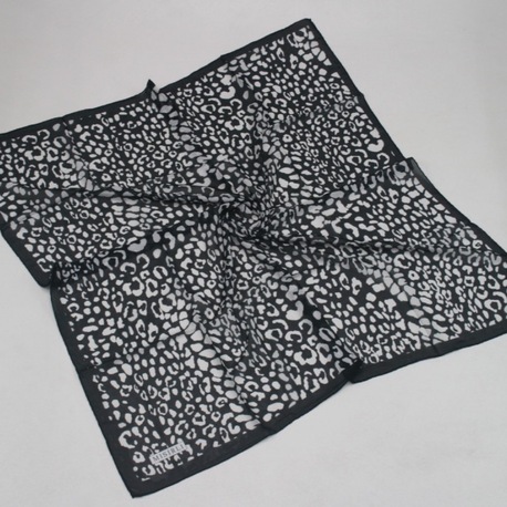 Leopar Desenli Şifon Eşarp