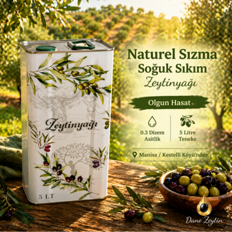 Naturel Sızma Zeytinyağı 5 LT