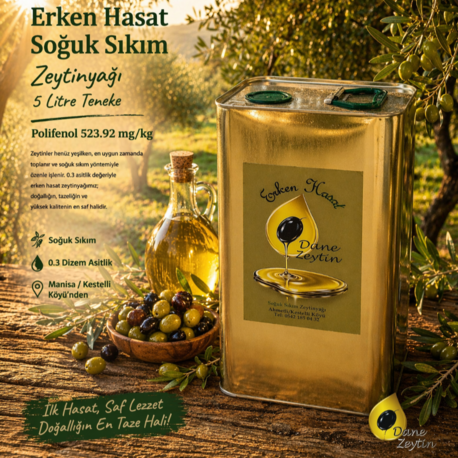 Erken Hasat Zeytinyağı 5 LT