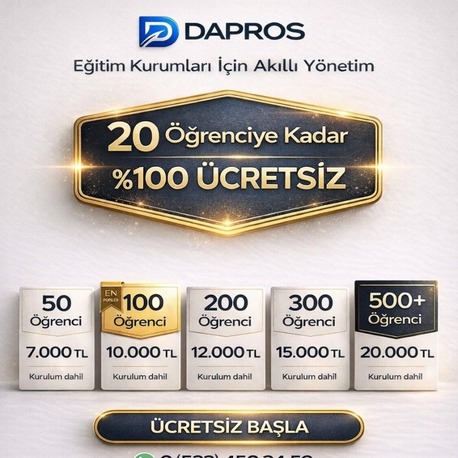 500 Öğrenci ve üstü