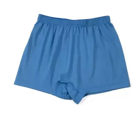 Tutku Erkek Penye Düz Boxer – Mavi | 6’lı %100 Pamuk Konfor Seti