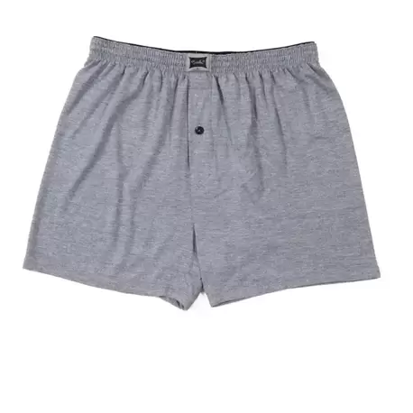 Tutku Erkek Penye Düz Boxer – Gri | 6’lı %100 Pamuk Konfor Seti