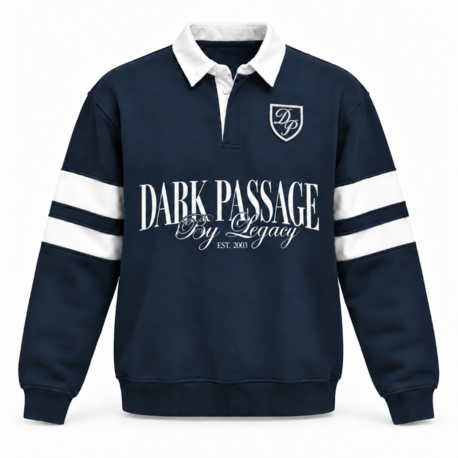 Dark Passage by Legacy Polo Yaka Sweatshirt