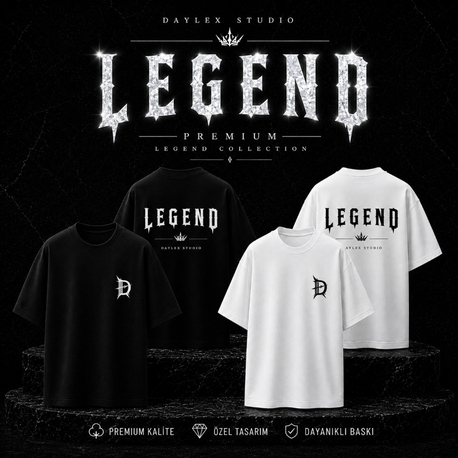 LEGEND Premium Oversize Erkek Tişört