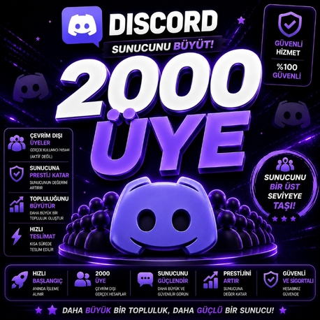 Discord 2000 Üye