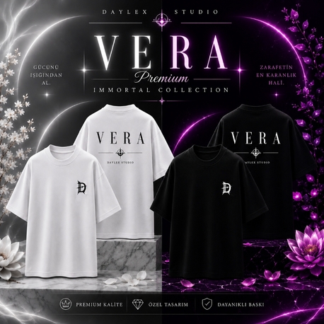VERA Premium Kadın Oversize Tişört