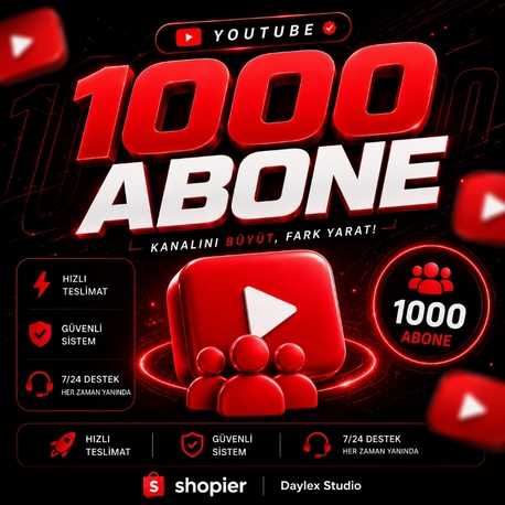 Youtube 1000 Abone 