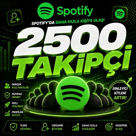 Spotify 2500 Takipçi