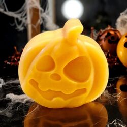 Halloween Bal Kabağı Model 50 Gram Lüks El Yapımı Soya Wax Melts Buhurdanlık Mumu 